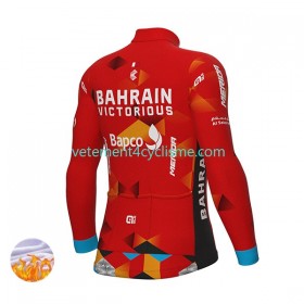 Homme Maillot vélo Hiver Thermal 2022 Team Bahrain Victorious N001